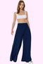 Women's Fashion Wide Leg Woven Pants Summer Casual Cutout Where Style Meets - 3