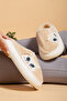 Women's Kitten Patterned Plush Soft Lightweight Soundproof Non-Slip Eva Sole Winter Indoor Slippers