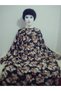Robadan Long Sleeve 100% Viscose Pressed Floral Mother Dress, Prayer Dress, Hijab Dress