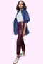 Women's Fashion High Waist Narrow Leg Faux Leather Pants Without Belt Winter Casual Summer - 3