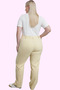 Women's Fashion High Waist Wide Leg Woven Pants Casual Daily Weekend Summer - 4