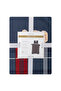 Navy Blue Bear Teddy Printed Single Duvet Cover Set - 5