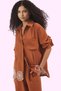 Women's Fashion High Waist Straight Straight Pants Linen Look Woven Summer Casual Modern Design - 3