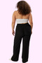 Women's Fashion High Waist Wide Leg Straight Pants Comfortable Durable Material for Daily Wear - 4
