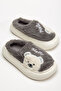Women's Teddy Bear Patterned Plush Soft Lightweight Soundproof Non-Slip Eva Sole Winter Indoor Slippers - 6