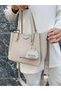 Justpolo Women's Soft Leather 3 Compartment Hand and Shoulder Bag - 3