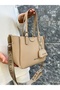 Women's New Season 3 Compartment Soft Leather Adjustable Cross Strap Shoulder Bag - 5