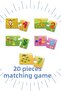 Matching Games Set of 2, 44 Pieces, 2 Years Old Numbers and Animals - 4