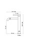 High Basin Faucet (Matte Black) Fj-Ss2025 - 2