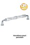 (12.8cm)-Porcelain Cabinet Drawer Bathroom Kitchen Furniture Handle Handle Kulb Kulb Yakut128Mm-Stk7879 - 3