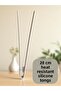 Hard Tip Heat Resistant Fireproof Non-Stick Silicone 28 cm Tongs