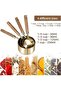 4Pcs Large Size Stainless Steel Wooden Handle Measure Spoon Set Measuring Cup 60ml 80ml 125ml 250ml - 3