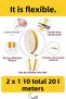 Door and Window Cold Insulation Tape Wick Self Adhesive Rubber Insulation Tape 2X10=20 Mt - 2