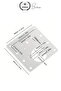 Stainless Steel Hinge Repair Plate Damaged Kitchen Cabinet Door Repair Sheet Leaf Dish Repair - 5