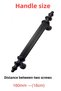 160mm-(16cm)-Aluminum Metal Handle Handle Cabinet Drawer Bathroom Furniture Kitchen Child Handle Pipe-Stk1723 - 4