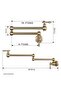 Kitchen Stove Top Faucet Pot Folding New Model Antique Color Imported 7 Years Warranty - 5