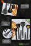 ICON Luxury Quality Anti-Scratch Non-Stick BPA Free Plastic ICON Series Service and Presentation Set - 6 Pieces - 2
