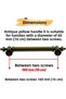 Tuğra Metal 160 mm 16 cm Furniture Kitchen Drawer Cabinet Wardrobe Handle Handle Handles Antique Yellow 4 Pieces - 4