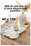 Rufle I Pure Texture Natural Simple & Chic Runner مزين بكشكشة مقاس 40 × 150 سم
