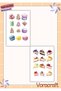 4-Piece Confectionery Sweet Sticker Set Agenda Bullet Journal Set A033 - 3