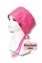 Standard Size Pink Background Hearts Surgical Cap for Doctors, Nurses, Healthcare Workers, and Hospitals