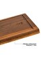 3-Piece BBQ Set Grill Tool, Acacia Cutting Board | 8'' Chef Knife | Carving Meat Fork - 3
