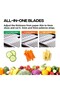 LMETJMA Adjustable Mandoline Slicer Stainless Steel Vegetable Slicer Chopper Cutter for Potato To... - 3