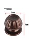 Door Handle Dad Door Knob Door Knob Handle Metal Mallet Copper - 4