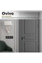 مقبس Ovivo Grano Metallic CAT6 RJ45 أسود + إطار أسود - 2