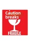 Caution Fragile Label 100*100 1000 Pieces