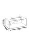 Clear Napkin Organizer with Top Pattern Z Napkin Holder - 4
