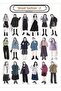 3 Sheets Transparent Sticker Street Fashion Bddn Journal Üz - 3