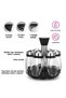 6-piece Spice Jar With Stand Holder, 3-types Pouring Stainless Lid, Spice Seasoning Bottle Organizer - 3