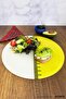 Glass Diet Plate| Glass Presentation Plate| The Taste of Slimming| Diameter 32cm - 3