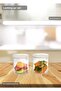 2-Piece Ziplock Cylinder Jar Set Food Container Airtight 0.65 liters x 2 BPA FREE - 2