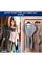 Wood Look Plastic Black Clothing Clothes Hanger Hanger Shirt Hanger Pants Hanger 5 Pcs - 6