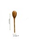 Handmade Natural Olive Tree Wooden Dessert Spoon - Zeus Collection - 1 Piece - 2