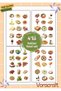 Set of 4 Italian Food Stickers Agenda Bullet Journal Set A027