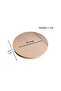 Wooden Round Presentation and Cutting Board, Vegetable, Fruit and Cookie Plate for Breakfast and Serving - 4