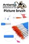 Art Brush 20Pcs Economic Synthetic Brush for Watercolor Acrylic Paint Gouache Paint Oil Paint Art Painting - 4