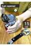 3-Piece Mouth-Open Can Opener Stainless Bottle Opener Steel Opener 15 cm