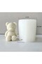 3 Size Teddy Bear Silicone 4.3cm Little Bear Silicone Mold K-1375, Scented Stone Soap Plaster Candle Mold - 2