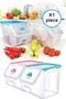1 Piece Potato Onion Pantry Storage Container Organizer Set 12 Lt (32,5x23,5x23,5 Cm) 12 Liter Pantry Holder