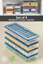 4-Piece Storage Container Set, Microwave-Friendly Food Storage Container, Petroleum 4 x 1170 ml