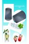 2 Pieces of 160 Anthracite Mini Cube Freezer - Presentation Ice Mold - 3