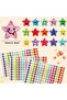 1500 Pcs Glitter Foil Small Star Stickers,15 Designs Happy Face Stickers for Student Reward - 2