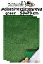 Green Adhesive Glitter Eva 50X70 cm 3 Pieces Glitter Adhesive Eva Sponge School Nursery Kindergarten Handicraft Meat