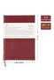 Guitar Notepad (LEFT AND TAB KEYED) 100% Handmade, Hand Stitched (THREAD SEWING) Thermo Leather (A/5) - 5