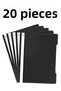 20 Pcs A4 Black Ring Binder 1 Pack Economic Good Quality Ring Binder Office Bureau School