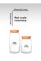 216 Pieces Transparent Square-Washable Spice-Nut-Herb-Tea-Coffee Jar Label/Sticker - 3